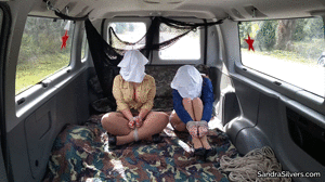 2572 Sandra & Lauren Van-Nabbed By Col. Lisa!